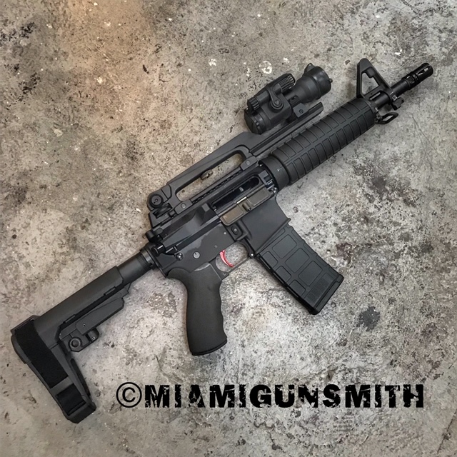 Before — AR-15 — OD Green & Graphite