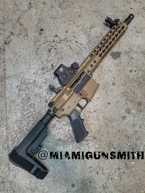 After — AR-15 — OD Green & Graphite
